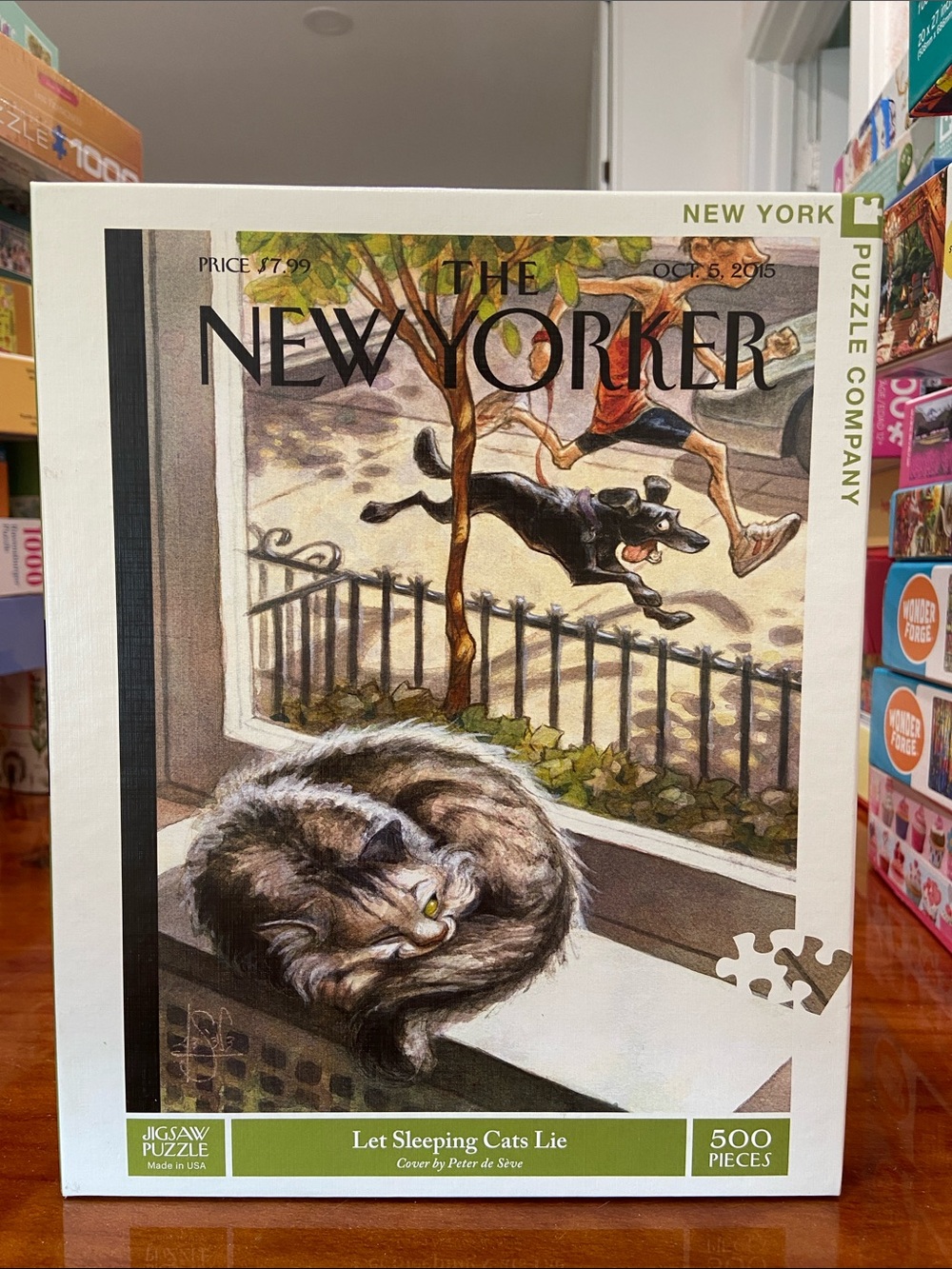 The New Yorker Let Sleeping Cats Lie - 500 Piece Puzzle
